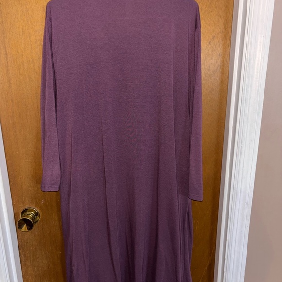 Zenana Outfitters Plum Cardigan - Picture 3 of 3